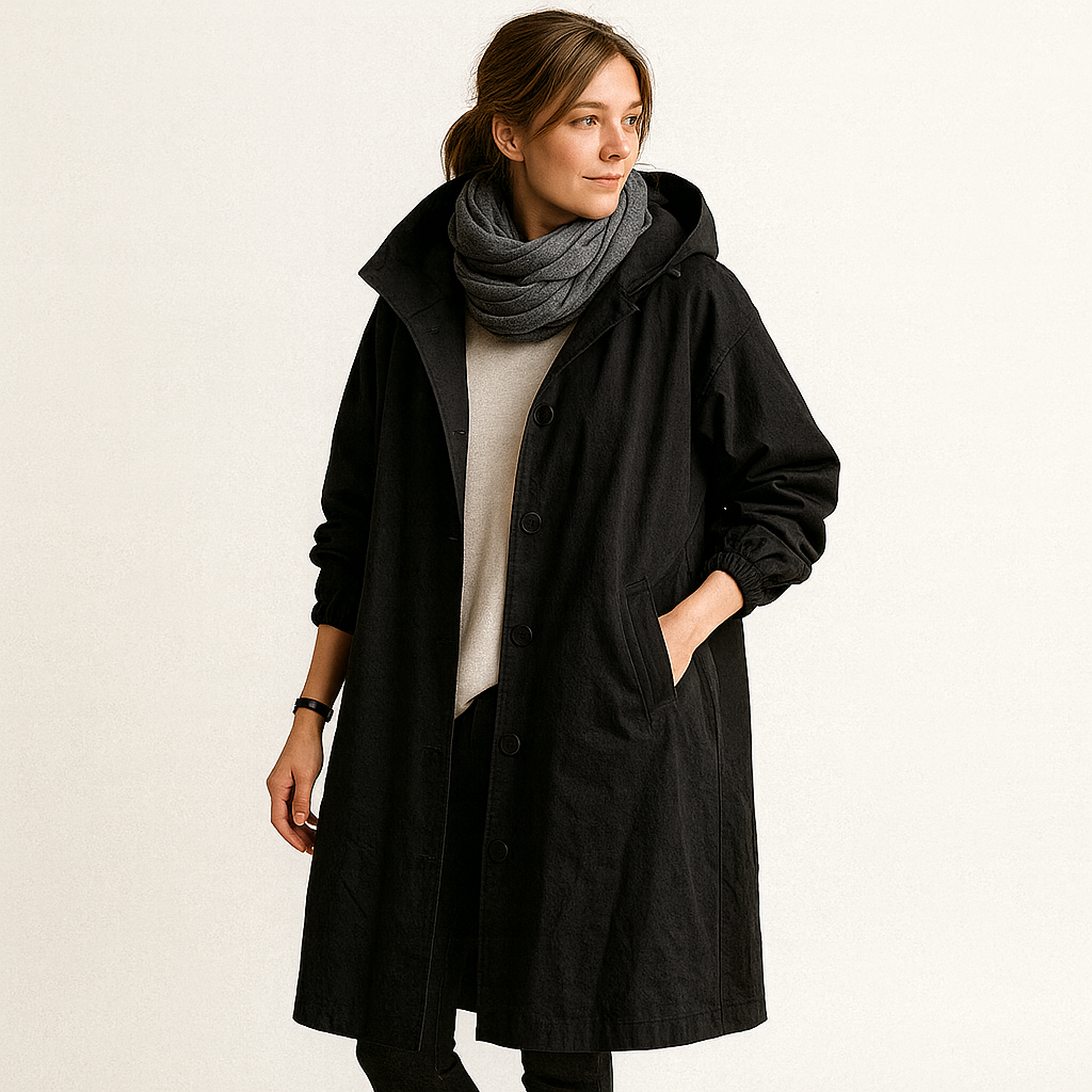 Long Waterproof Raincoat | Stylish All-Weather Outerwear