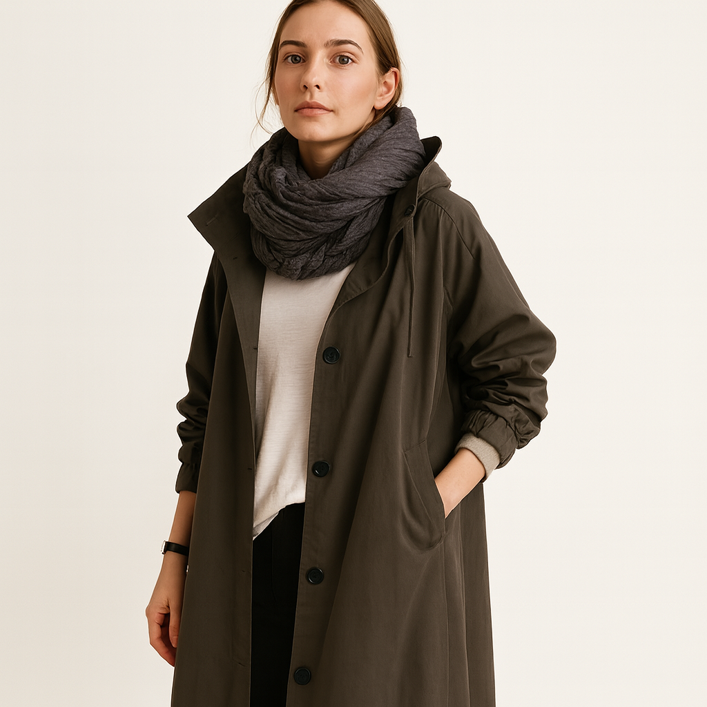 Long Waterproof Raincoat | Stylish All-Weather Outerwear