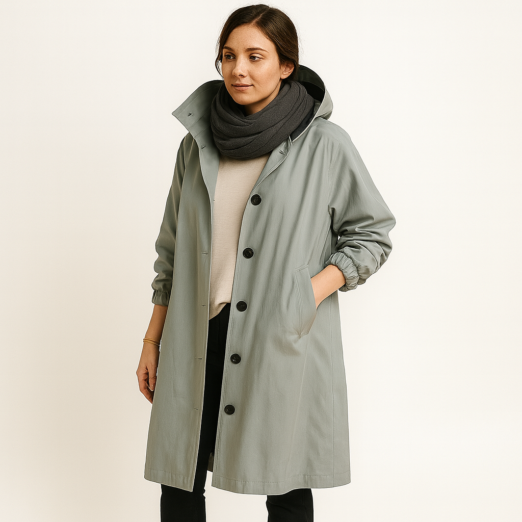 Long Waterproof Raincoat | Stylish All-Weather Outerwear