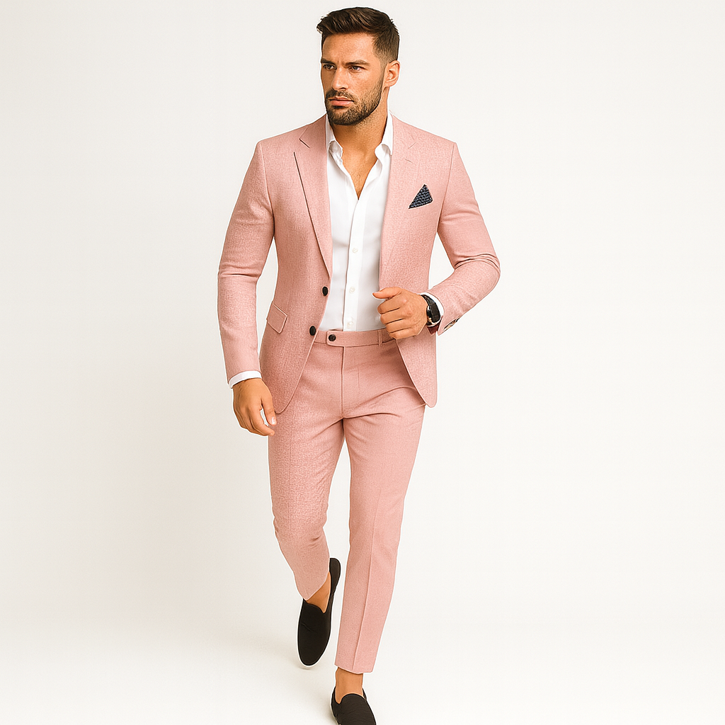 Slim Fit Suit with Blazer and Trousers | Modern Formal Wear
