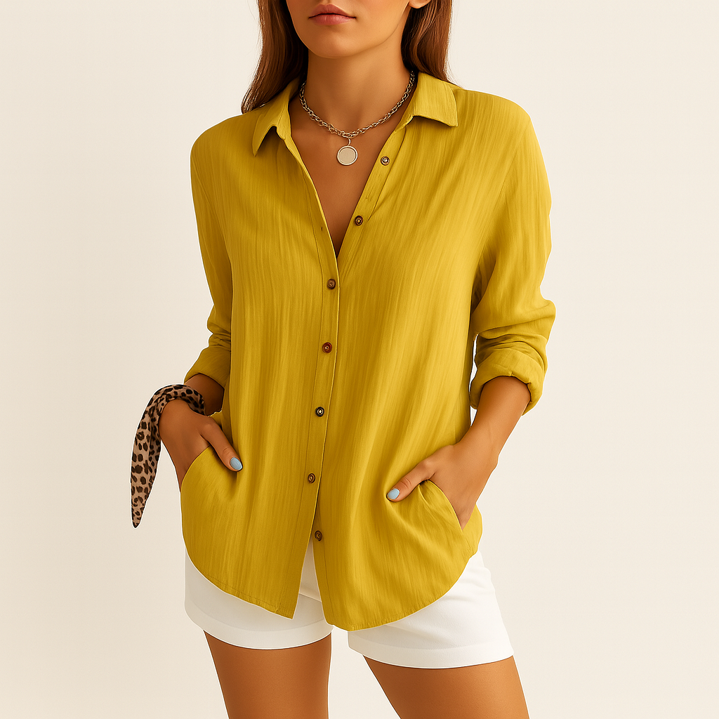 Airy Lightweight Blouse | Elegant and Breathable Everyday Wear