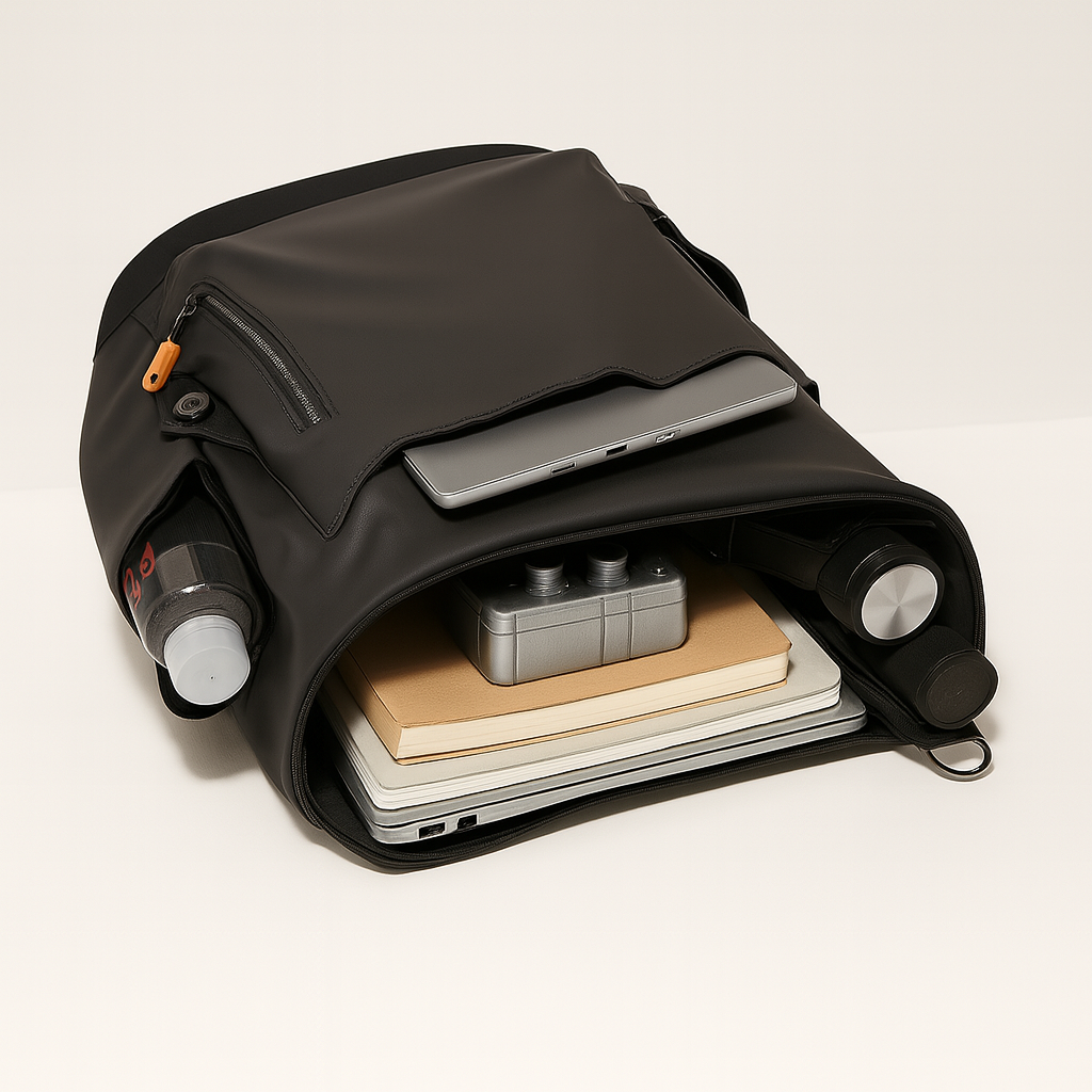 Waterproof Leather Laptop Backpack | Durable Business and Travel Bag