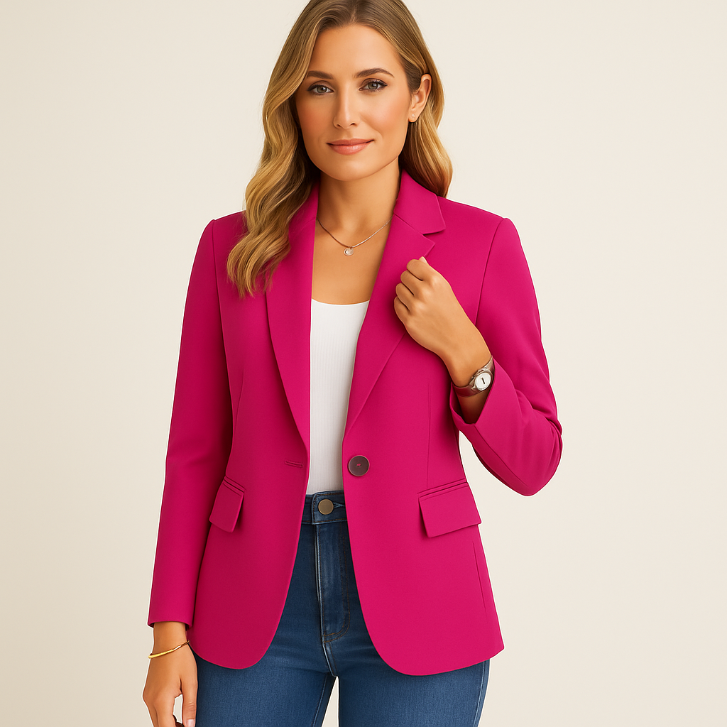 Tailored Stretch Office Blazer | Classic Comfort and Modern Style